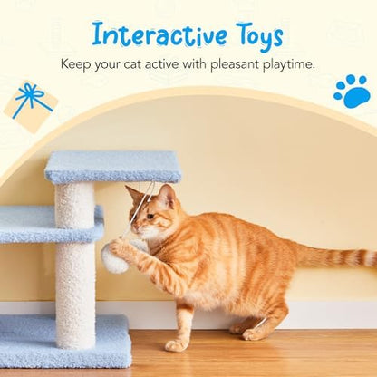 15''H Multi-Step Pet Stairs for High Beds & Sofas, 3-Step Cat Stairs - Image 7