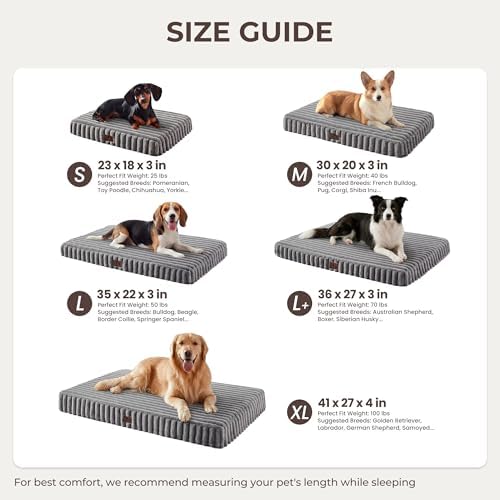 Dog Bed Medium Sized for Crate, Orthopedic Pet Pad for Dogs - Image 6