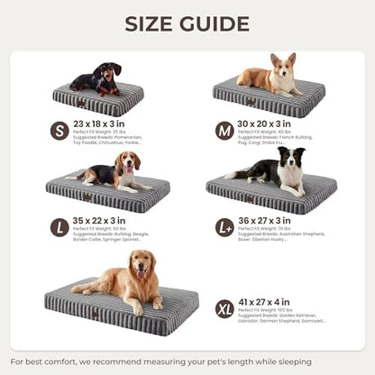 Dog Bed Medium Sized for Crate, Orthopedic Pet Pad for Dogs - Image 6