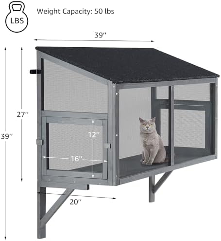beeNbkks Bug Proof Window Catio, Expandable Outdoor Cat Enclosure - Image 6