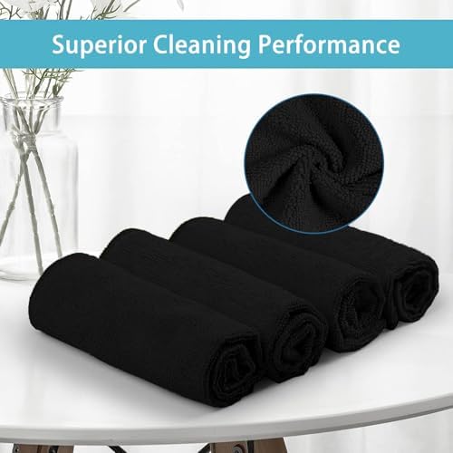 HOMEXCEL 50PK Microfiber Cleaning Cloth, Cleaning Rag - Image 2