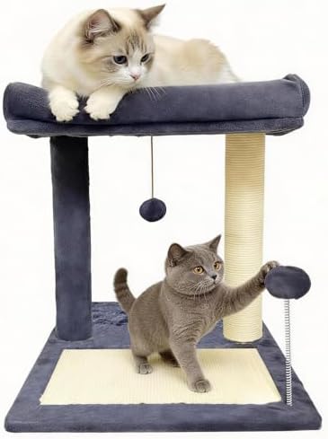 Cat Scratching Post, 19.69" H Cat Tree by Unknown