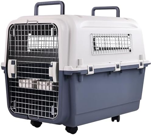 Elevon Plastic Kennels, Plastic Dog Crate, Airline Approved Pet Carrier by ELEVON