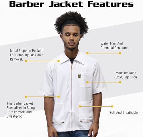 King Midas Professional Barber Jacket - Image 3
