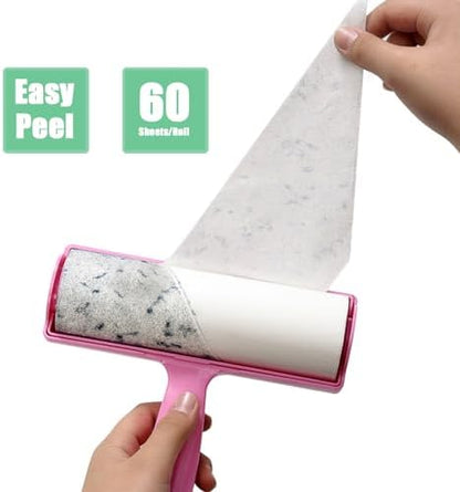 6.3 inch Lint Roller Refills Only, Extra Sticky Lint Remover Refills - Image 6