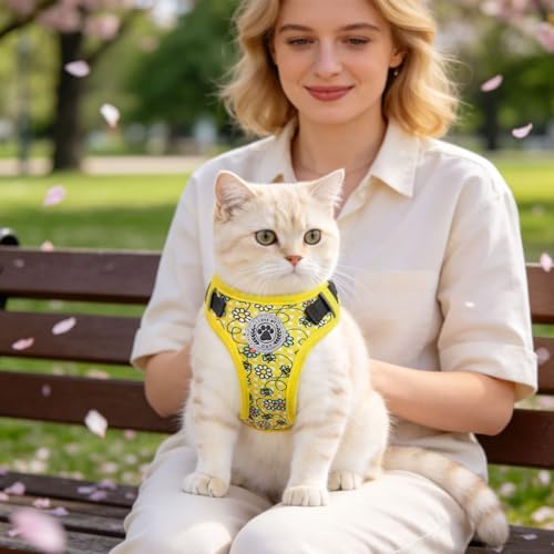 BEAUTYZOO Cat Harness and Leash Set, Escape Proof and Adjustable - Image 6