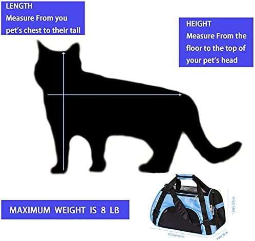 MuchL Pet Carrier Cat Cattier Soft-Sided Carriers - Image 6
