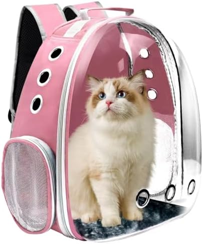 Cat Backpack Carrier, Pet Cat Carrier by Goxeon