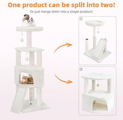 HUITREE 45in Cat Tree Tower - Image 2