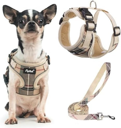 PUPTECK Small Dog Harness and Leash Set No Pull by PUPTECK
