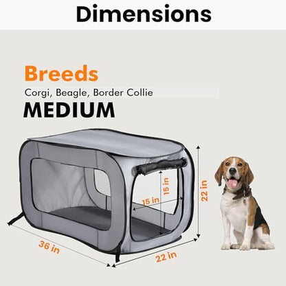 Portable Collapsible Pop Up Kennel - Image 2