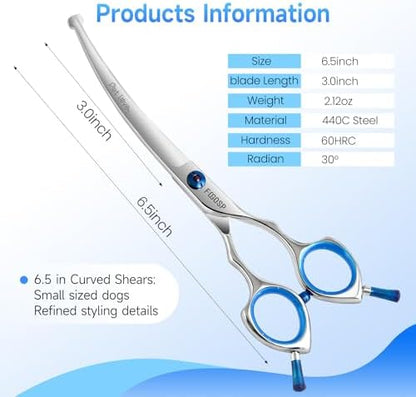 Curved Dog Grooming Scissors - Image 6