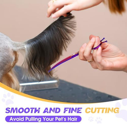 JASON Curved Dog Grooming Scissors - Image 2