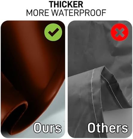 Waterproof Apron with Comfortable Adjustable Bib Rubber Vinyl Dishwasher Heavy - Image 3