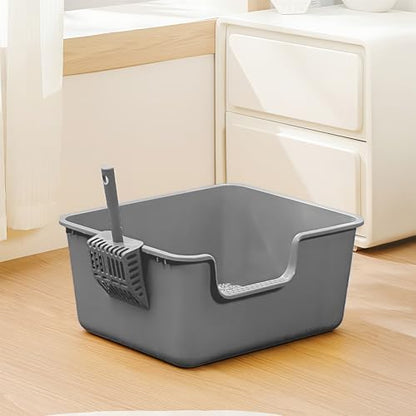 Extra Large Cat Litter Box – High-Sided Plastic Litter Box - Image 4