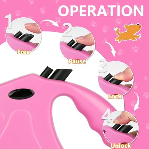 Retractable Dog Leash, 16ft Dog Walking Leash - Image 4