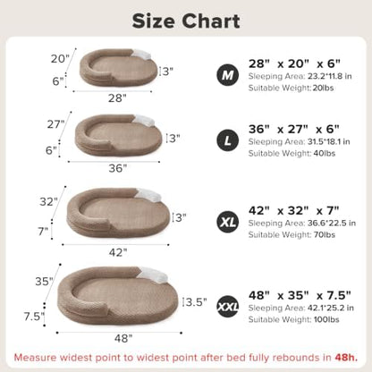 JOEJOY XXL Orthopedic Extra Large Dog Bed - Image 4