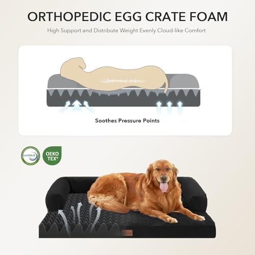 Orthopedic Washable Dog Bed for Extra Large Dogs - Image 2