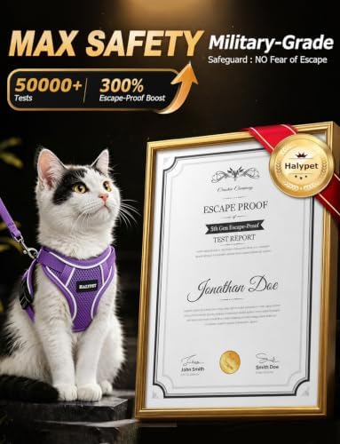 Cat Harness and Leash Set, Escape Proof Kitten Harness - Image 2