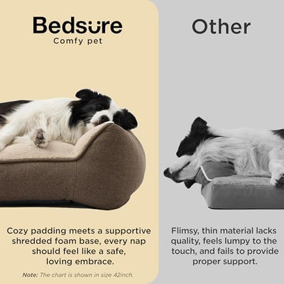 Bedsure SupportMax® Extra Thick Orthopedic Dog Beds Large Sized Dog - Image 3