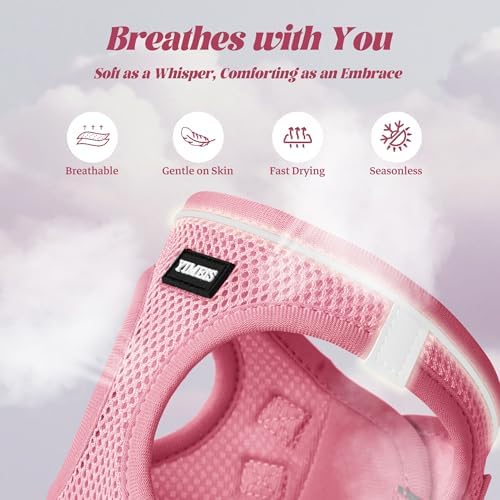 No Pull Dog Puppy Harness and Leash Set Reflective Mesh Vest Large - Image 3