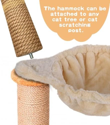 UXIETIN Cat Tree Hammock for Large Cats - Image 3