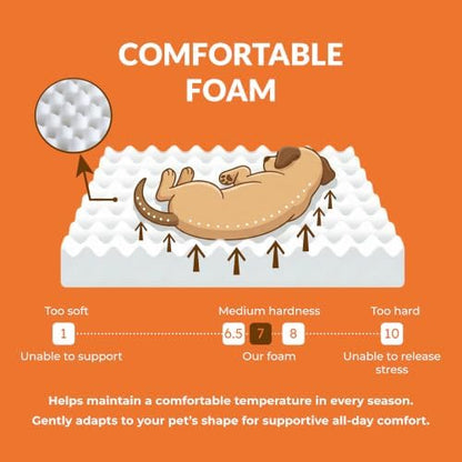 Muihood Elevated Wood Dog Bed Frame - Image 5