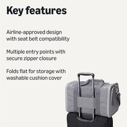 Amazon Basics Soft Cat & Dog Carrier - Image 2