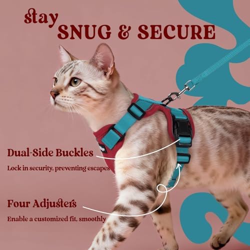 rabbitgoo Cat Harness and Leash Set, Escape Proof Vest - Image 6