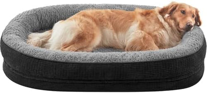 JOEJOY Orthopedic Dog Beds Large Sized Dog, XL Egg-Crate Memory Foam Pet Couch by JOEJOY