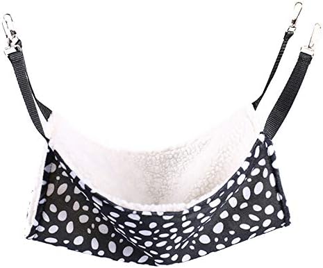 AKIRO for Kitten Cat Cage Cage Hammock, Hanging Bed Round Dot Tower Zebra - Image 2