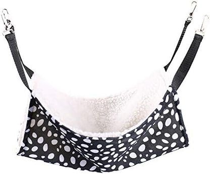 AKIRO for Kitten Cat Cage Cage Hammock, Hanging Bed Round Dot Tower Zebra - Image 2