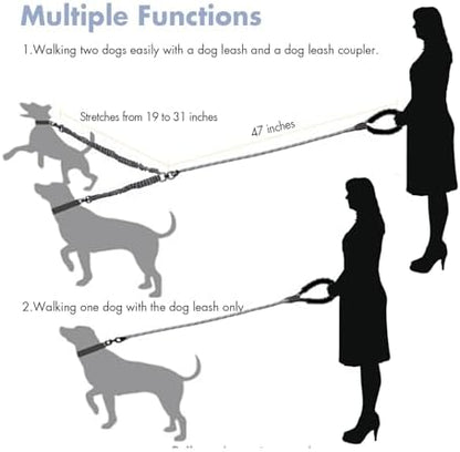 BAOBOTE Double Dog Leash, Dual Dog Leash - Image 6