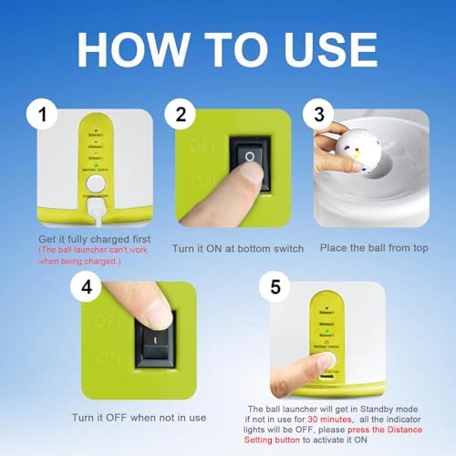 MEKAPLE Automatic Dog Ball Launcher, Upgraded Interactive Dogs Balls Thrower - Image 5