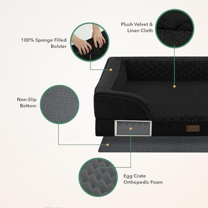 Orthopedic Washable Dog Bed for Extra Large Dogs - Image 6