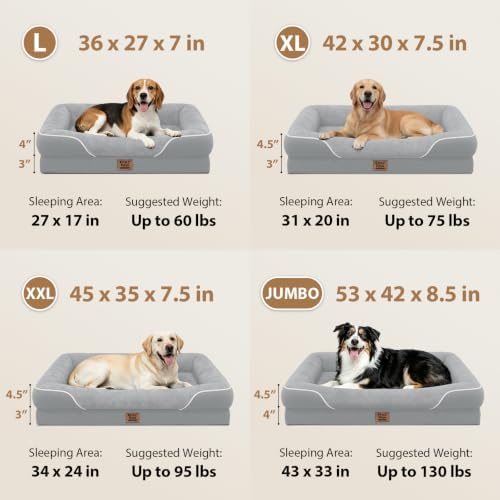 Chez Paw Waterproof Orthopedic Dog Bed - Image 6