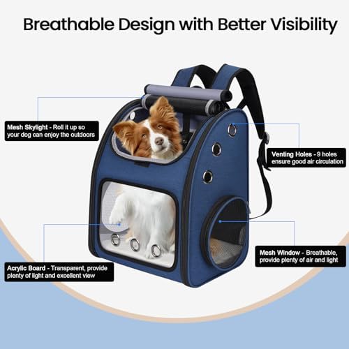 Expandable Cat Carrier Backpack, Large Space, Airline Approved, 18 lbs - Image 5