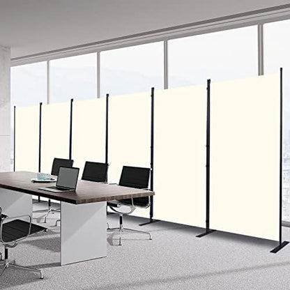 Room Divider 6 Panel-204''Wide, 6FT Room Dividers and Folding Privacy Screen by HOMSCREENER