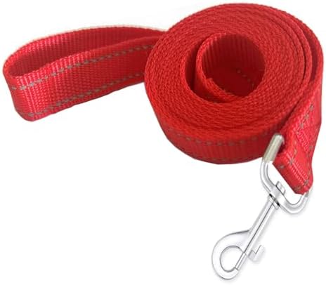 Reflective Dog Leash 4FT Long, 5/8 Inch Wide, by TAIDA