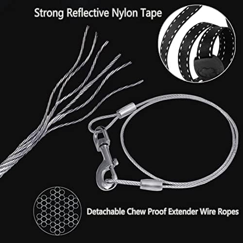 13ft Retractable Dog Leash for Small Breed Dogs up to 22 lbs - Image 3