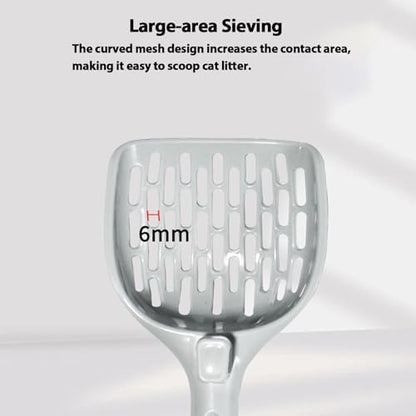 Cat Litter Scoop, ABS Plastic Kitty Litter Scooper - Image 5