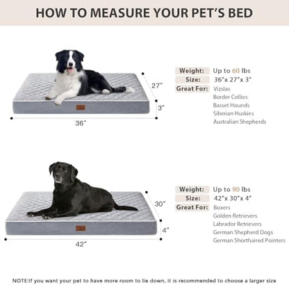 WNPETHOME Orthopedic Waterproof Large Sized Senior Dogs Bed - Image 5