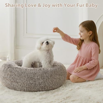 WNPETHOME Medium Round Calming Dog Bed Cat Bed - Image 5