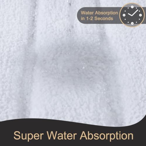 AROGAN Extra Long Bathroom Runner Rugs 24x80 Inch Bath Rug Non Slip - Image 6