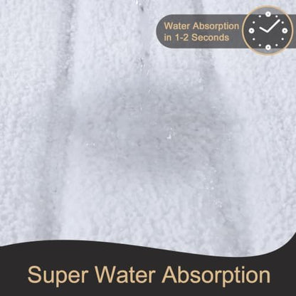 AROGAN Extra Long Bathroom Runner Rugs 24x80 Inch Bath Rug Non Slip - Image 6