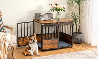KOOPRO 32 Inch Dog Crate Furniture - Image 2