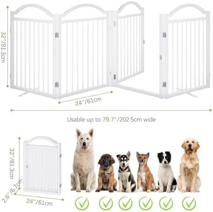 BHG Metal No-Assembly Freestanding Dog Gate - Image 4