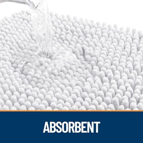 OLANLY Dog Door Mat for Muddy Paws 47x17, Super Absorbent Chenille Mud Mat - Image 3