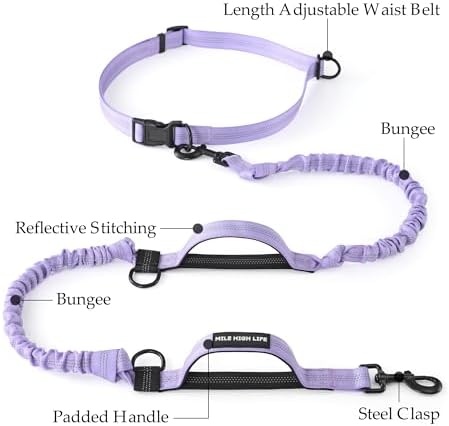 Mile High Life Hands Free Leash, Waist Leash - Image 4