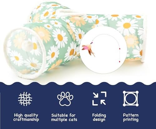 Tempcore Cat Tunnel, 3-Way Collapsible Toy - Image 7